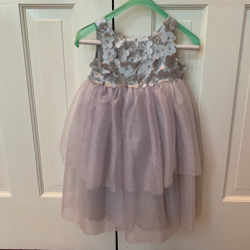 Toddler girls Silver Biscotti dress